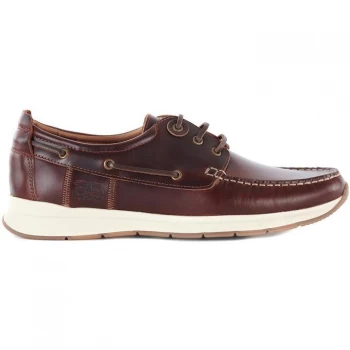 Barbour Mens Cook Boat Shoe Brown 10