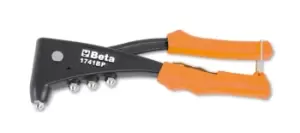 Beta Tools 1741B Riveting Pliers with 4 Nozzles 260mm 017410350