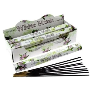 White Musk (Pack Of 6) Stamford Hex Incense Sticks