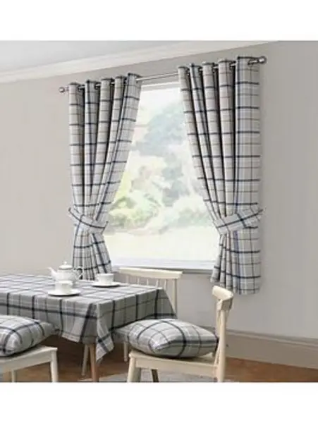 Very Home Hudson Eyelet Kitchen Curtains