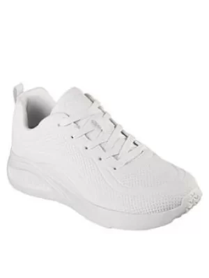 Skechers Bobs Buno How Sweet Trainers, White, Size 7, Women