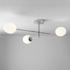 LED 1 Light Bathroom Ceiling Light Polished Chrome IP44