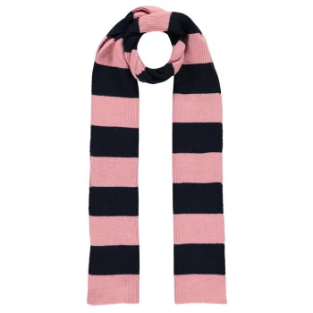 Jack Wills Garford Stripe Scarf - Pink Navy Strip