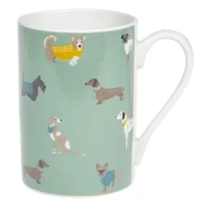 Peony Dogs Mug