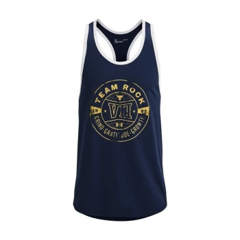 Under Armour Project Rock 7 Bucks Tank Top Mens - Blue