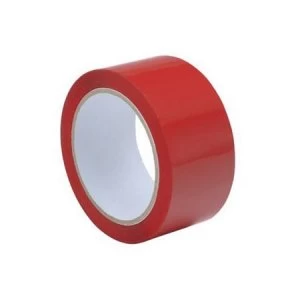 Polypropylene Tape 50mm x 66m Red Pack of 6