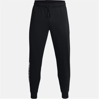 Under Armour Project Rock Rival Fleece Joggers Mens - Black/White