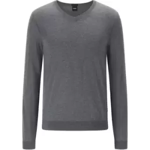 Boss Melba Knit Jumper - Grey