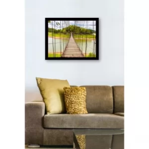 SC0834 Multicolor Decorative Framed MDF Painting