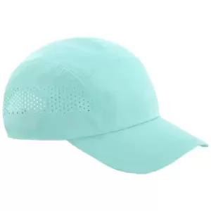 Beechfield Unisex Adult Technical Running Baseball Cap (One Size) (Aqua Blue)