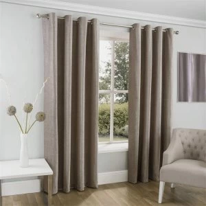 Julian Charles Chenille Curtains - Natural