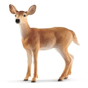 SCHLEICH Wild Life White-Tailed Doe Toy Figure