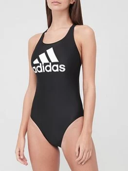 adidas SH3.RO Badge Of Sport Swimsuit - Black, Size 36, Women