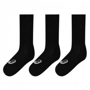 Asics Crew Socks 3 Pack Junior Boys - Black