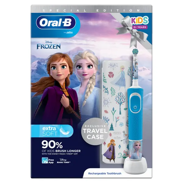 Oral B Vitality Kids Frozen Gift Set Electric Toothbrush with Travel Case