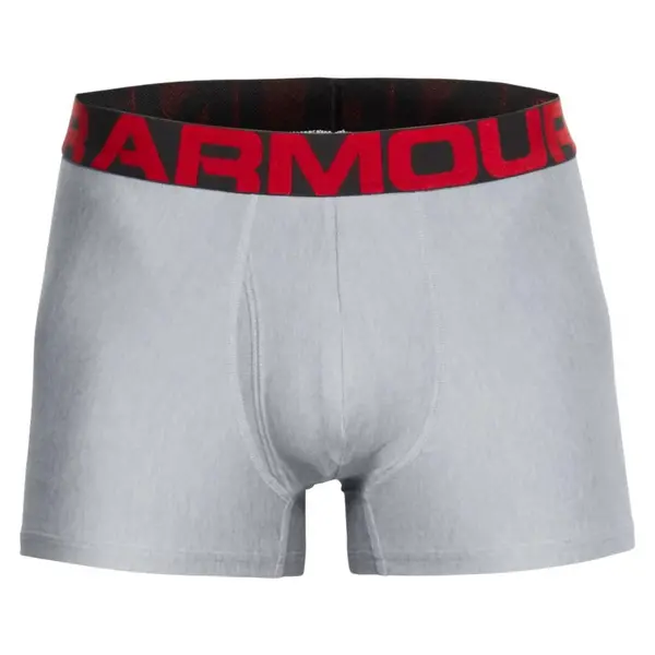 Under Armour Tech 3" 2 Pack Boxers Mod Gray/Jet Gray - XL