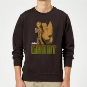 Avengers Groot Sweatshirt - Black - S