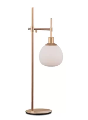 Erich Globe Table Lamp Brass, 1 Light, E14