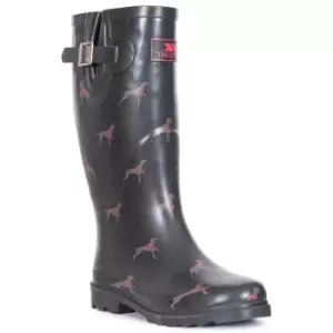 Trespass Womens/Ladies Samira Wellington Boots (8 UK) (Dog Print)