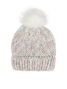 Monsoon Girls Rainbow Sara Spacedye Sequin Pom Beanie - Multi