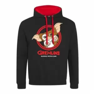 Gremlins Unisex Adult Three Rules Gizmo Hoodie (XL) (Black/Red/Brown)