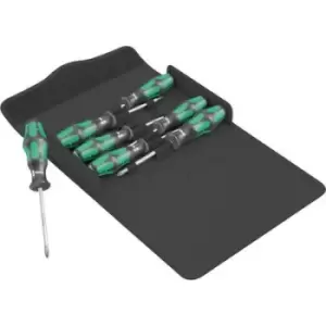 Wera Kraftform 300/7 Workshop Screwdriver set 7 Piece Pozidriv, Slot, Torx, Phillips