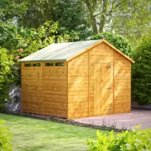 Power 8x10 Security Apex Shed