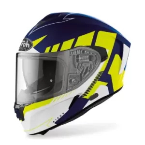 Airoh Spark Rise Helmet, blue-yellow Size M blue-yellow, Size M