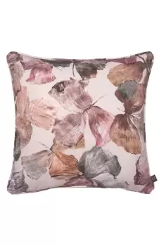 Hanalei Tropical Leaf Printed Pipe Trimmed Cushion