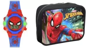 Marvel Spider-Man Kid's Digital Watch & Wallet Set