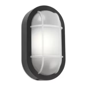 Leds C4 Lighting - Leds-C4 Turtled - Outdoor LED Bulkhead Wall Light Grey White 701lm 3000K IP65