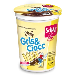 Schar Milly Gris & Breadsticks With Cream In Choco Cocoa Gluten Free 52g