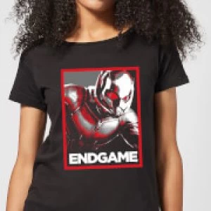 Avengers Endgame Ant-Man Poster Womens T-Shirt - Black - M