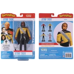 Noble Collection Star Trek Lieutenant Worf BendyFig 7.5" Action Figure