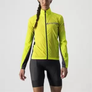 Castelli Squadra Stretch Womens Jacket - Yellow