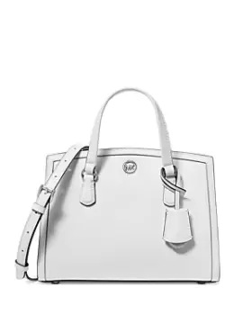 Michael Kors Chantal Small Leather Messenger Tote