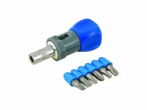 Silverline 250488 Stubby Ratchet Screwdriver Set 7pce