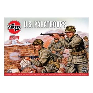 WWII US Paratroops 1:76 Air Fix Figures