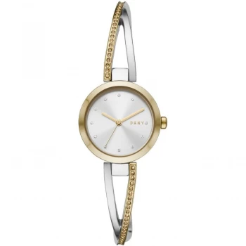 DKNY Silver and Two Tone 'Crosswalk' Fashion Watch - NY2924