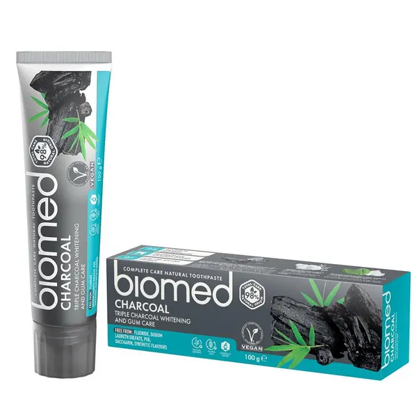 Splat Biomed Charcoal Triple Charcoal Whitening Natural Toothpaste 100g