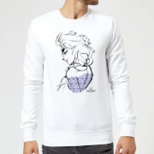 Disney Frozen Elsa Sketch Sweatshirt - White