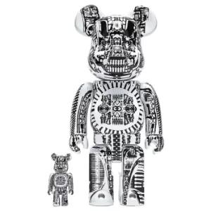 Medicom Bearbrick 400% H.R. Giger White Figure