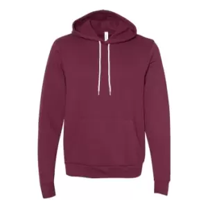 Canvas Unisex Pullover Hooded Sweatshirt / Hoodie (2XL) (Maroon)