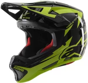 Alpinestars Missile Tech Airlift Downhill Helmet, black-green Size M black-green, Size M