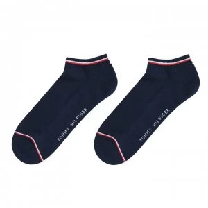 Tommy Bodywear Icon 2 Pack Trainer Socks - Navy