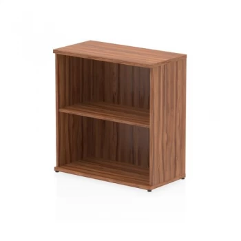 Trexus Office Low Bookcase 800x400x800mm 1 Shelf Walnut Ref I000109