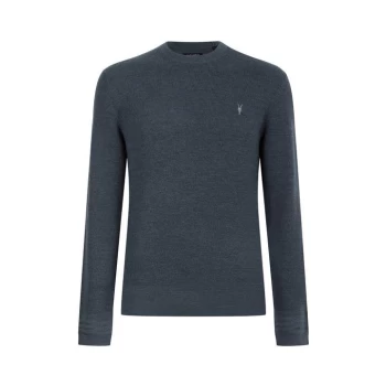 AllSaints Ivar Merino Knit Jumper - Blue