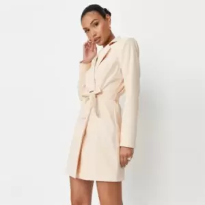 Missguided Wrap Blazer - Cream