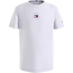 Tommy Hilfiger Boys Heritage Logo T-Shirt - White