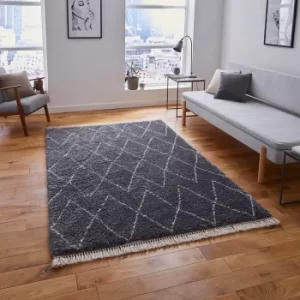 Boho 8280 Rug Grey and White